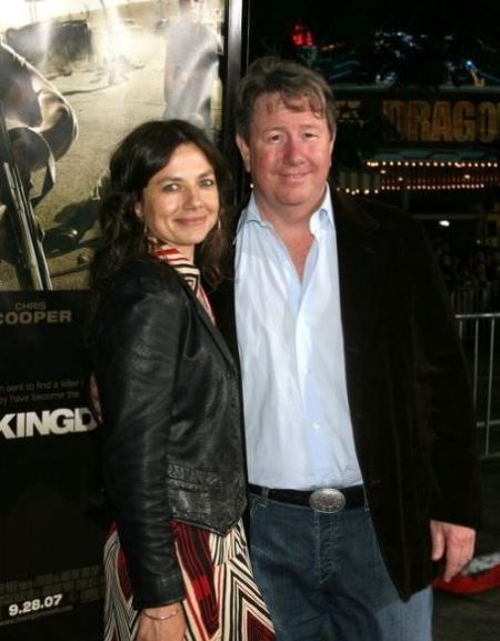 Justine Bateman with her husband Mark Fluent.